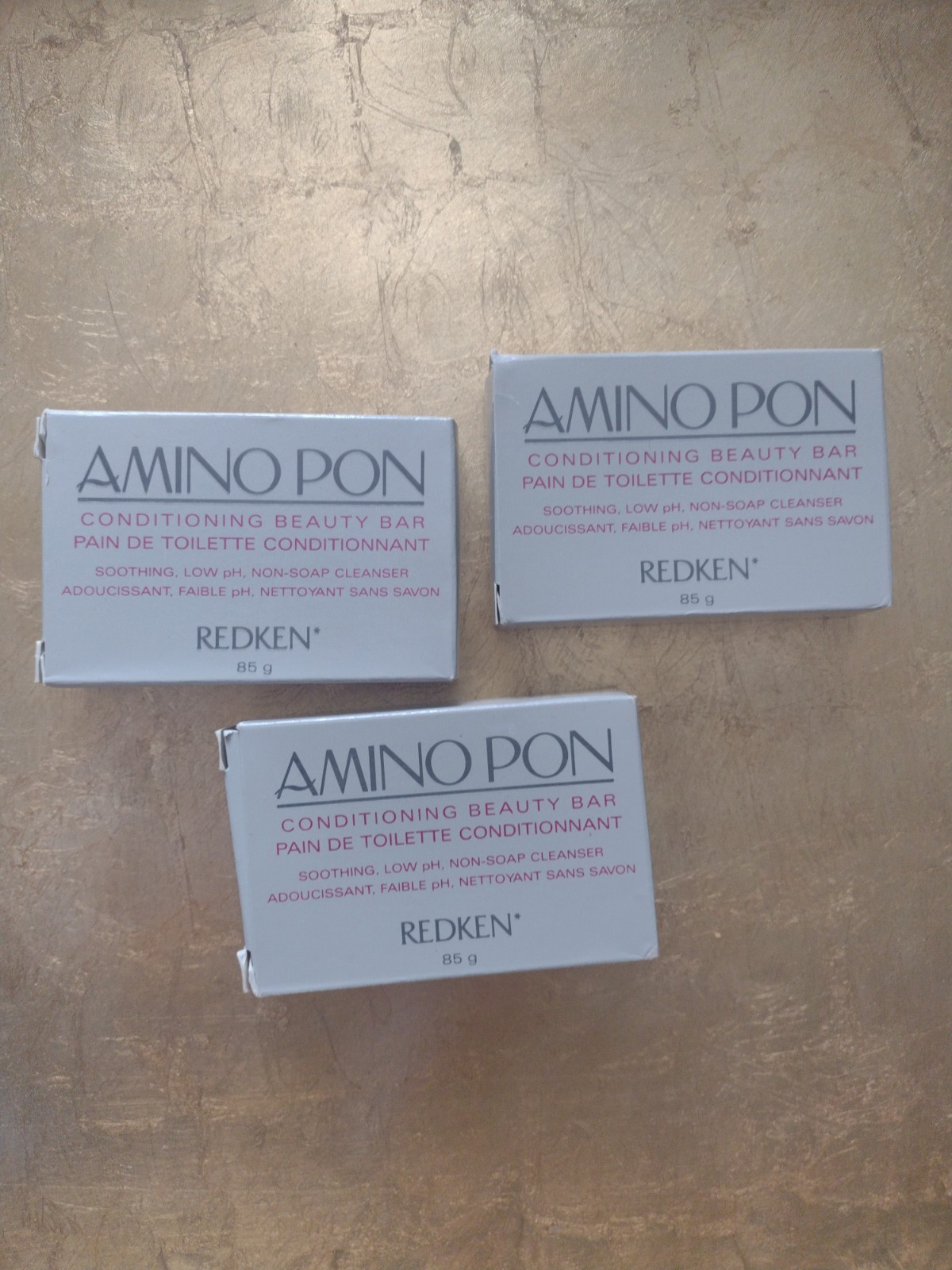 3 NEW Redken Amino Pon Conditioning Beauty Bar Soap Low pH Vintage Discontinued