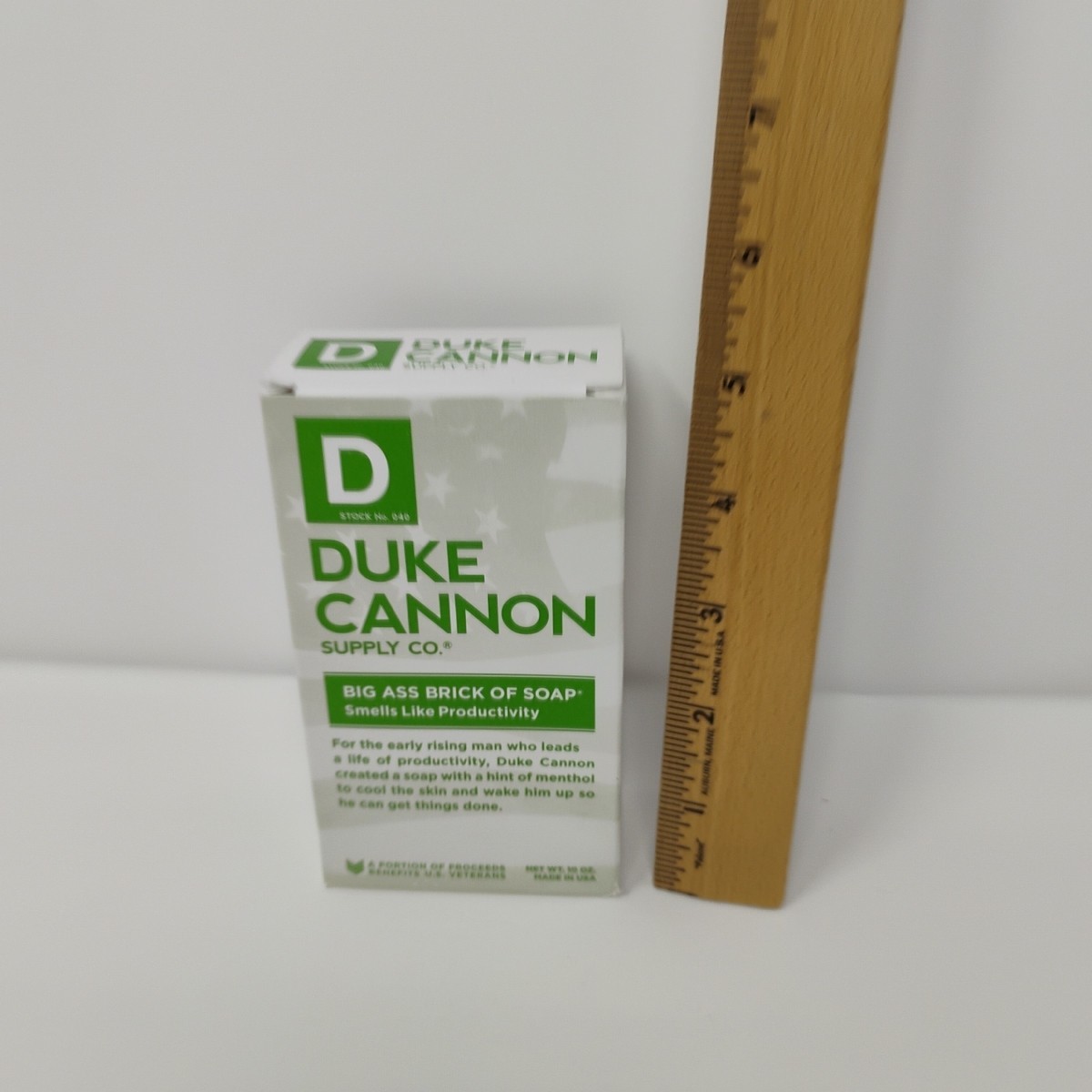 Duke Cannon Smells Like Productivity Large 10oz Big Ass Brick of Soap Made in US