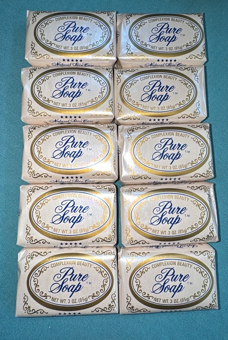 10 Bars Cal Ben Pure All Natural Complexion Beauty Soap Acne Care Phosphate