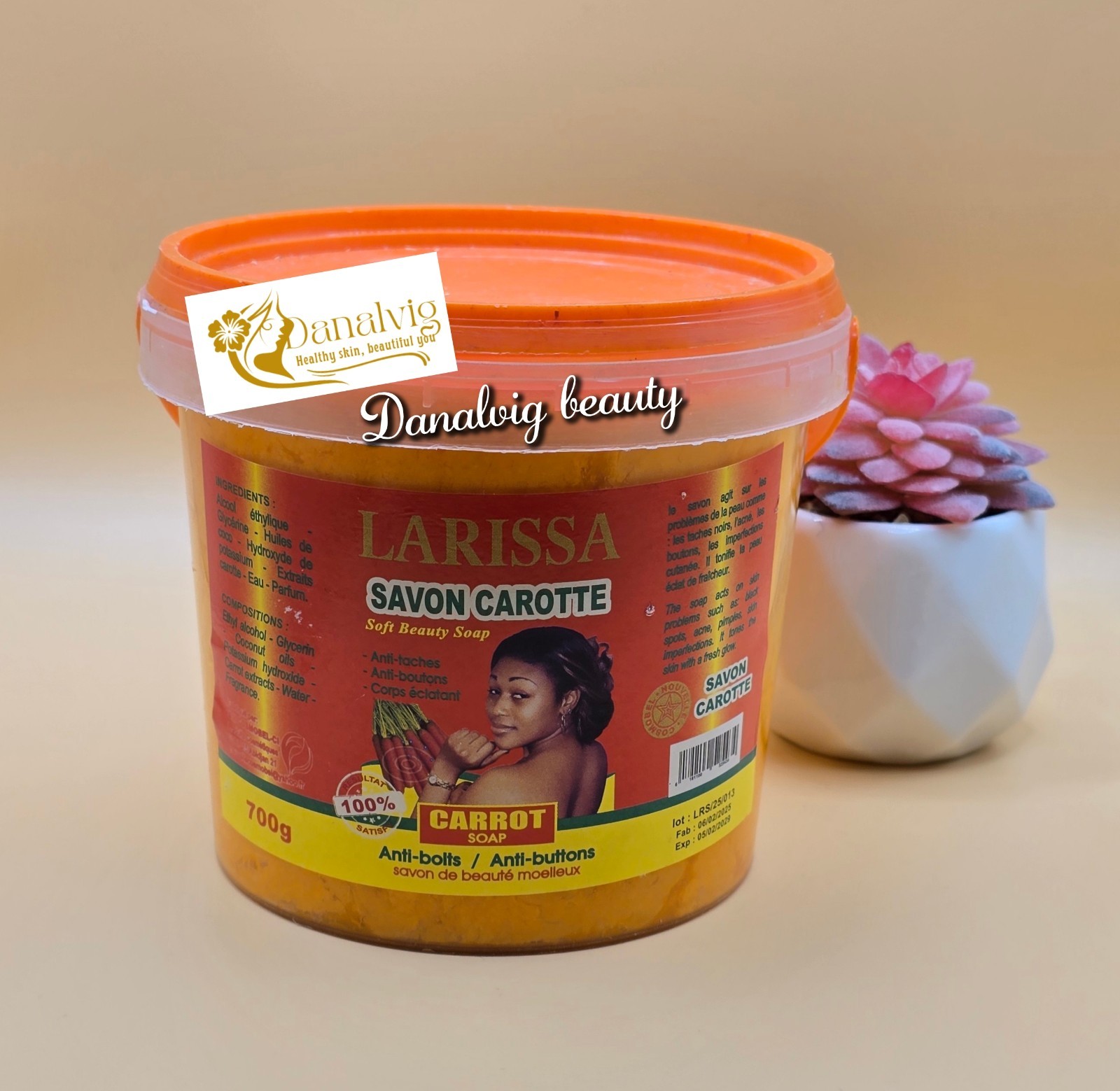 NEW LARISSA CARROT SOAP 700gG