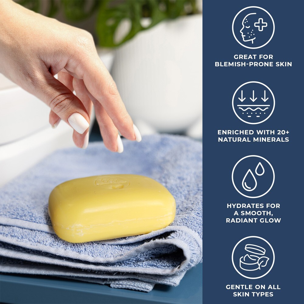 Natural Elephant Dead Sea Sulfur Soap 4.4 oz (125 g) Pack of 10