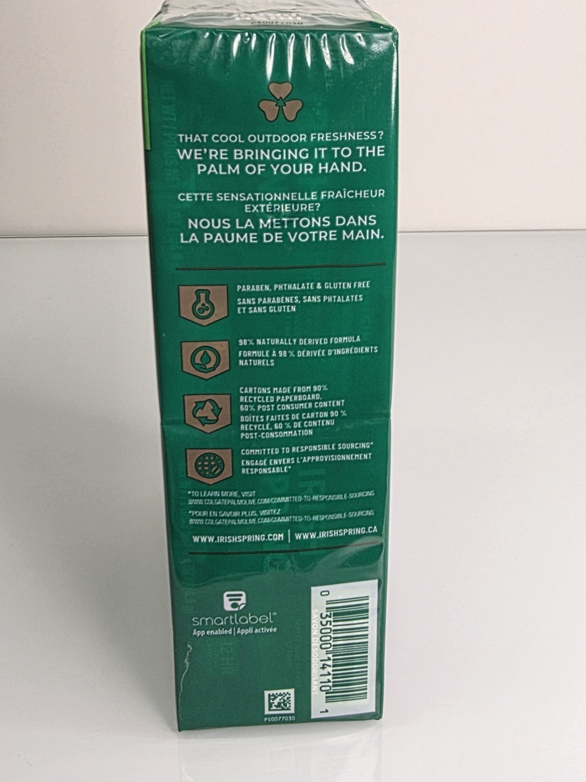 Irish Spring Bar Soap 8 Pack Old Formula No Linseed 3.7 oz. Bars – NEW SEALED