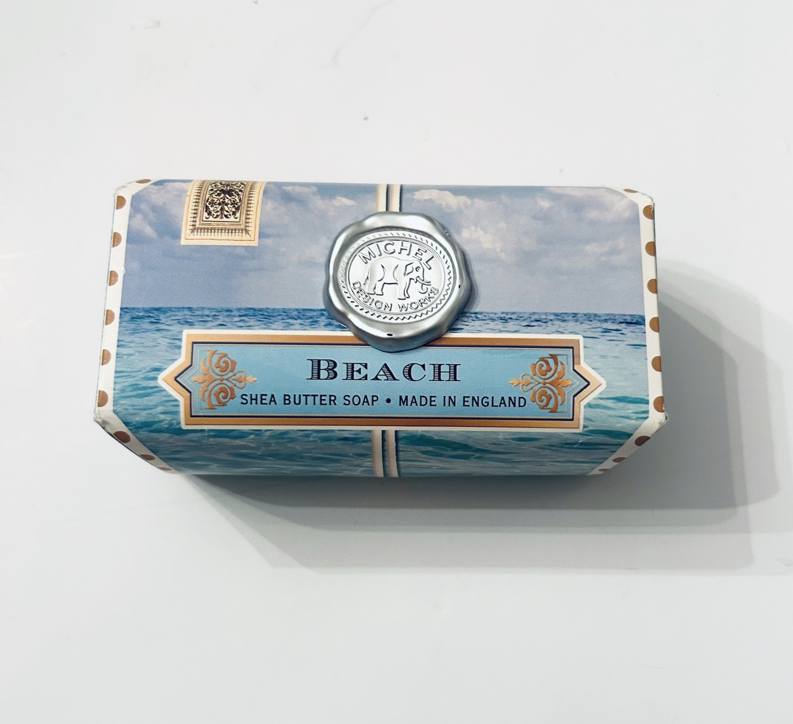 Michel Design Work BEACH Bar Soap Moisturizer Shea Butter Sea Breeze England NEW