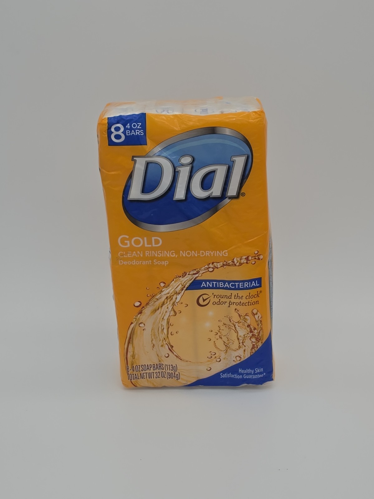 Dial Antibacterial Advanced Clean Bar Soap Gold 4 Ounce – 3 pkgs 24 Total Bars