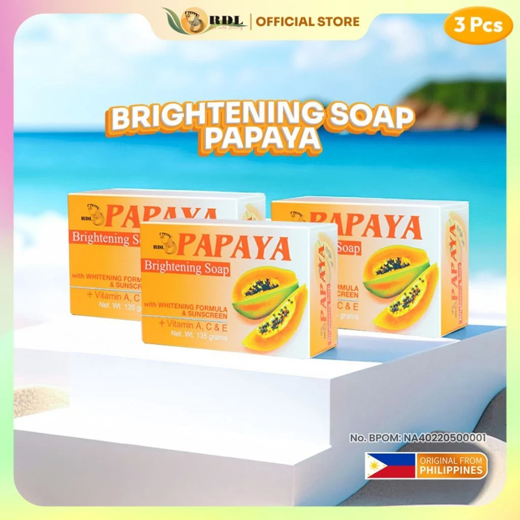 RDL Papaya Brightening Soap – 3 PCS Set