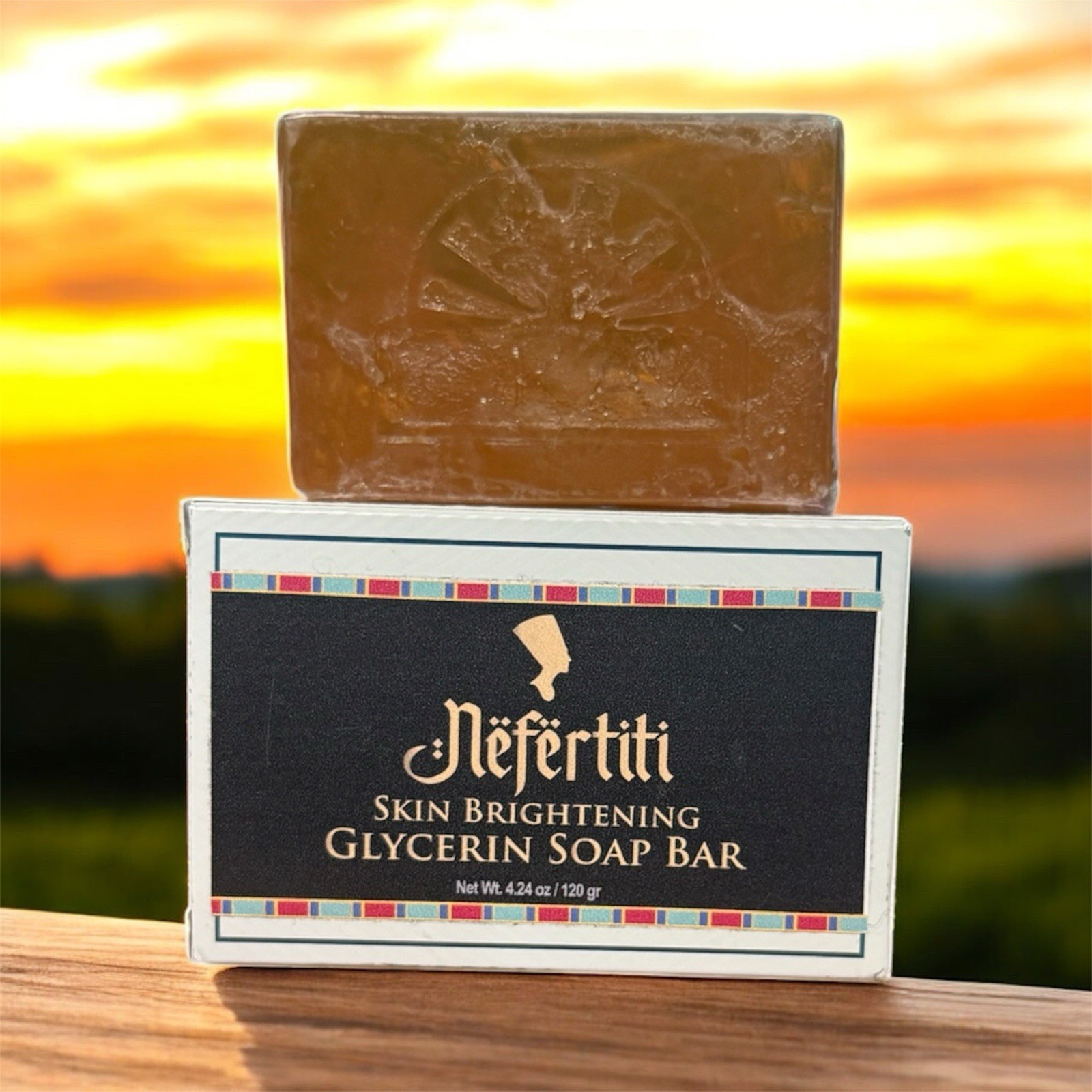 OKAY Nefertiti Skin Brightening Glycerin Soap Bar – 5.5 oz / 155 gr