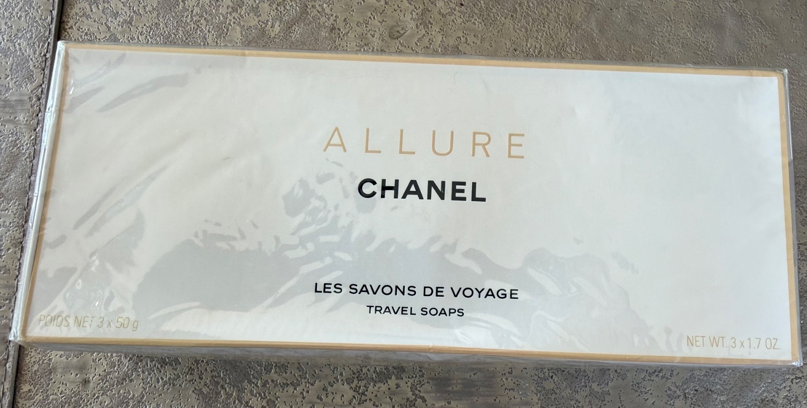 Chanel Allure Bath Soap 3 Bars Sealed Box BNIB FREE US S/H