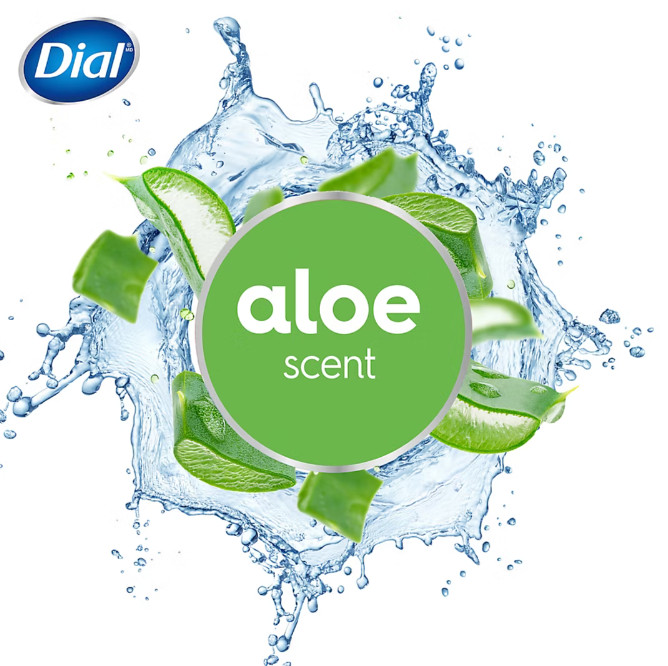 Dial Bar Soap Antibacterial & Sensitive with Aloe, 16 Pack/4 oz Each