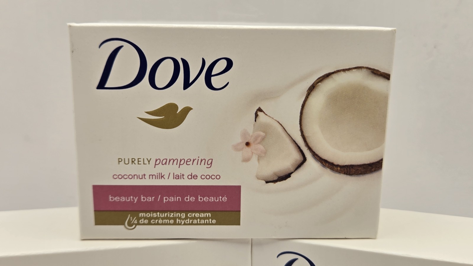 Lot 3 Dove Purely Pampering Coconut Milk Beauty Soap Bars Discontinued Rare NEW