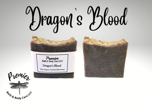 Handmade Dragon’s Blood Soap Bars Organic Shea Butter Moisturizing Soap