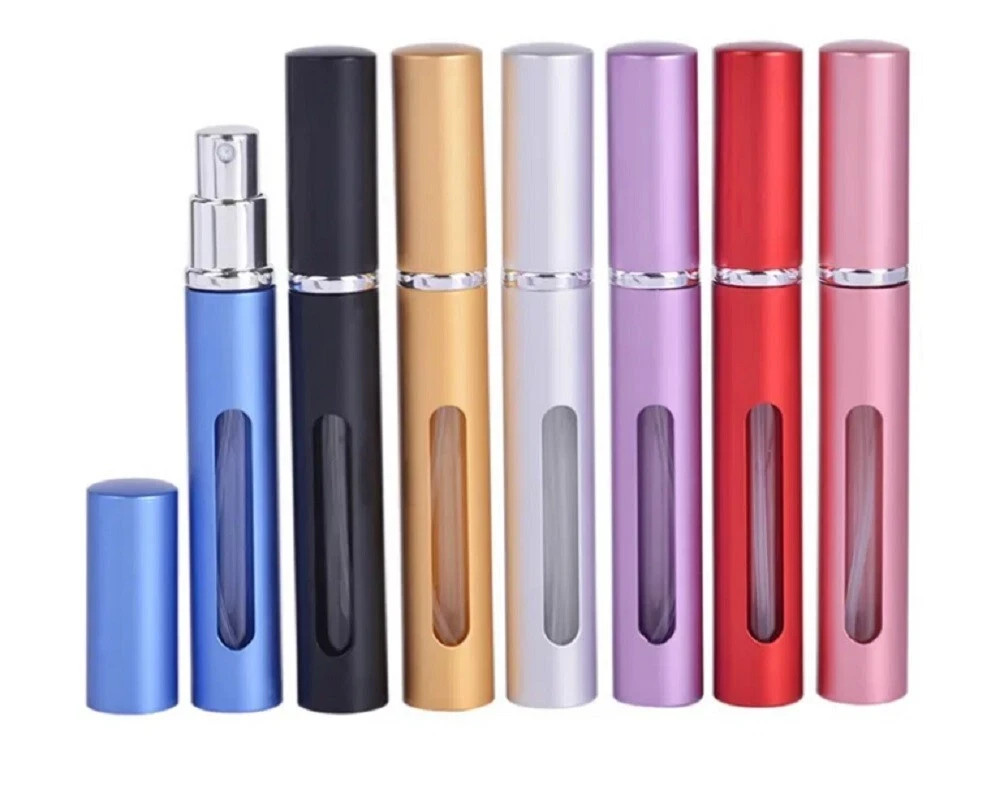 3 Pack 10ml Perfume Atomizer Bottles Refillable Travel Spray Pump Set Leakproof