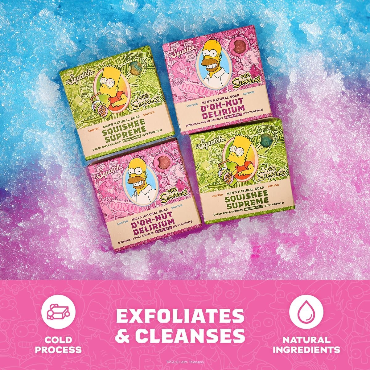Natural Cold Process Soap Bars for Men – D’oh-Nut & Squishee