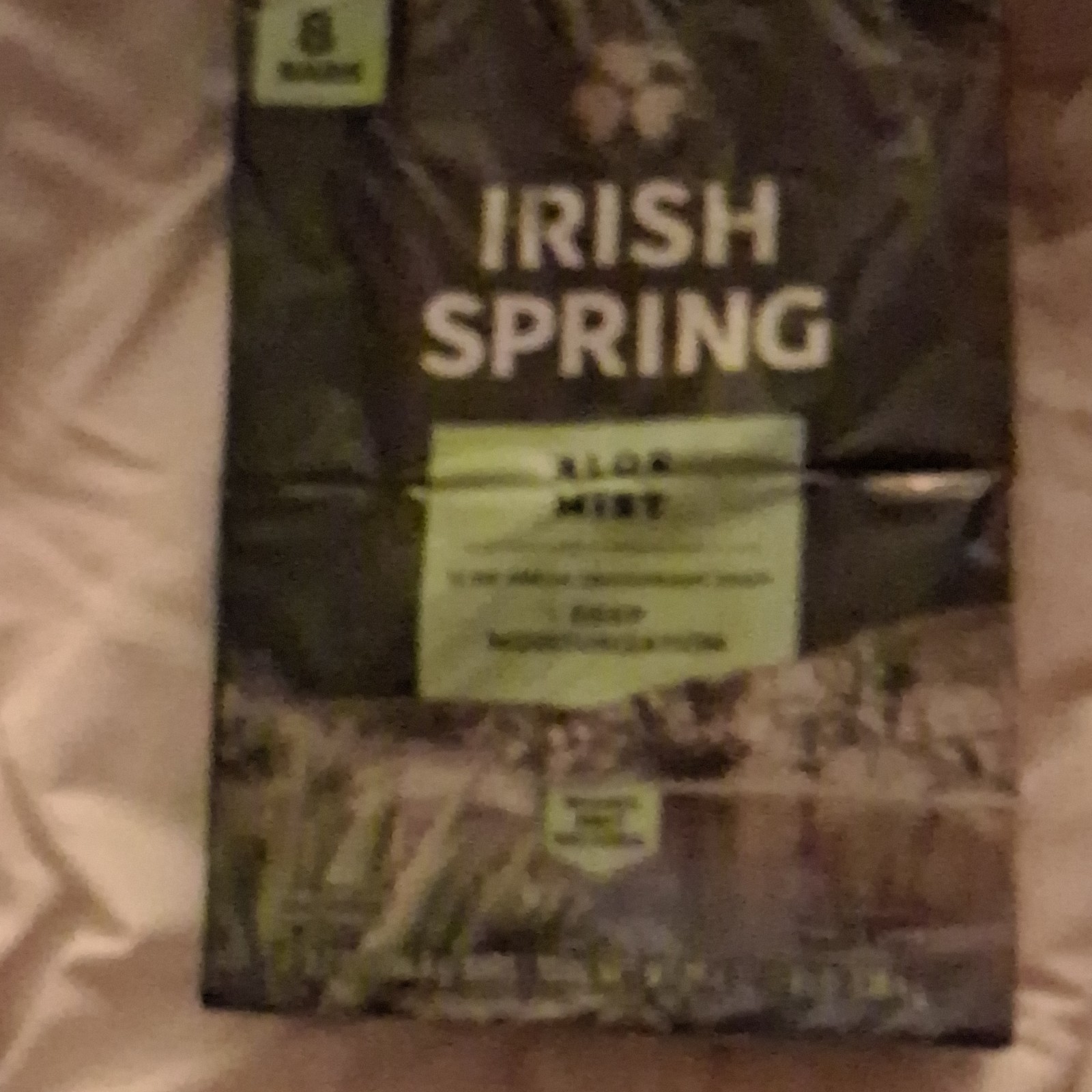 Irish Spring Aloe Mist Deodorant Bar Soap w/ Aloe for Men, 8 Bars Multipack