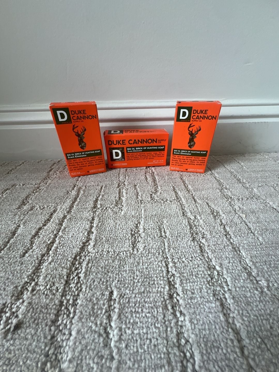 Duke Cannon Supply Co. Big Ol’ Brick of Hunting Soap Scent Eliminator (3 Pack)