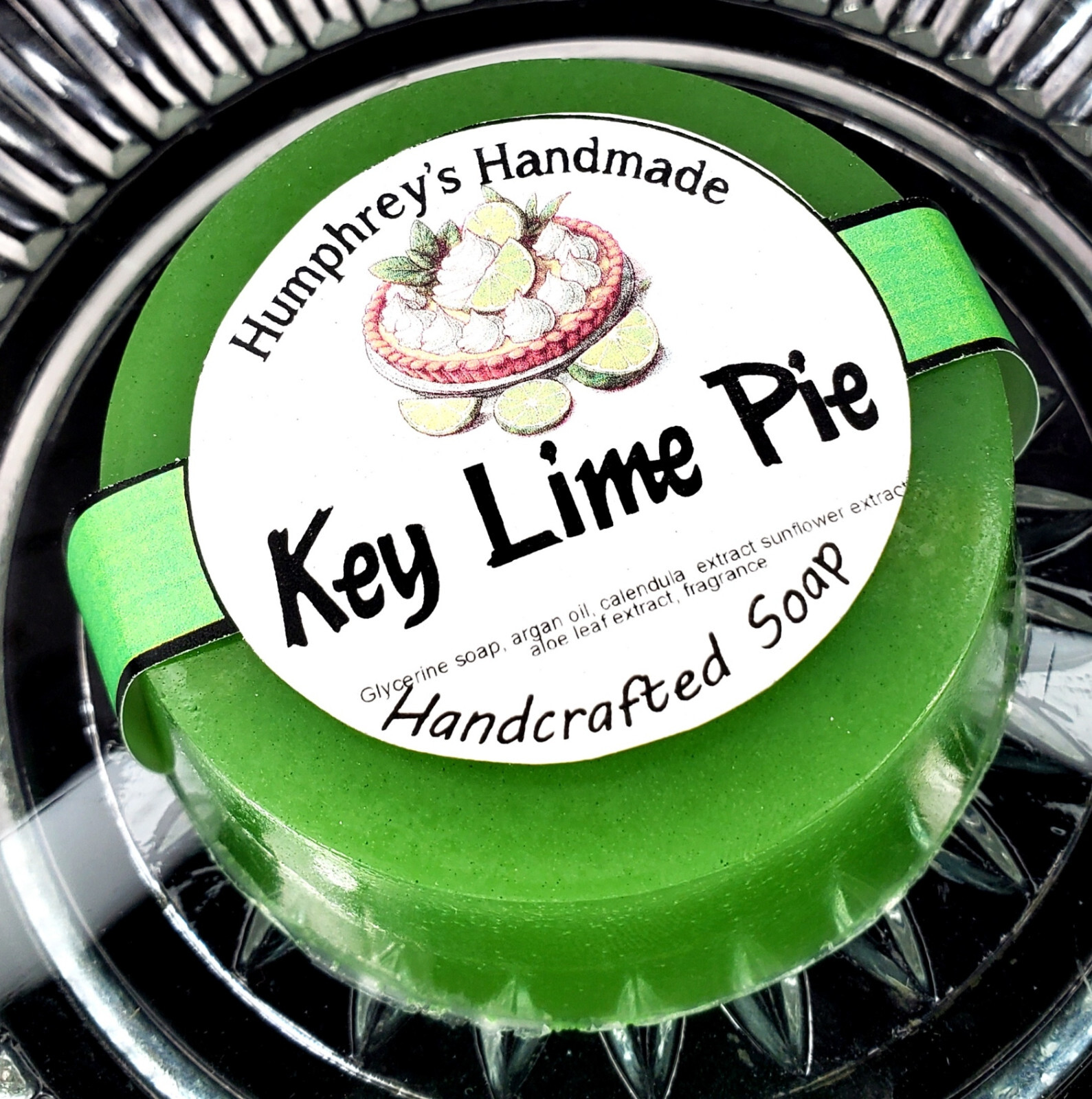 KEY LIME PIE Soap Shave Shampoo Bar Unisex Glycerin Stocking Stuffer Tart Sweet