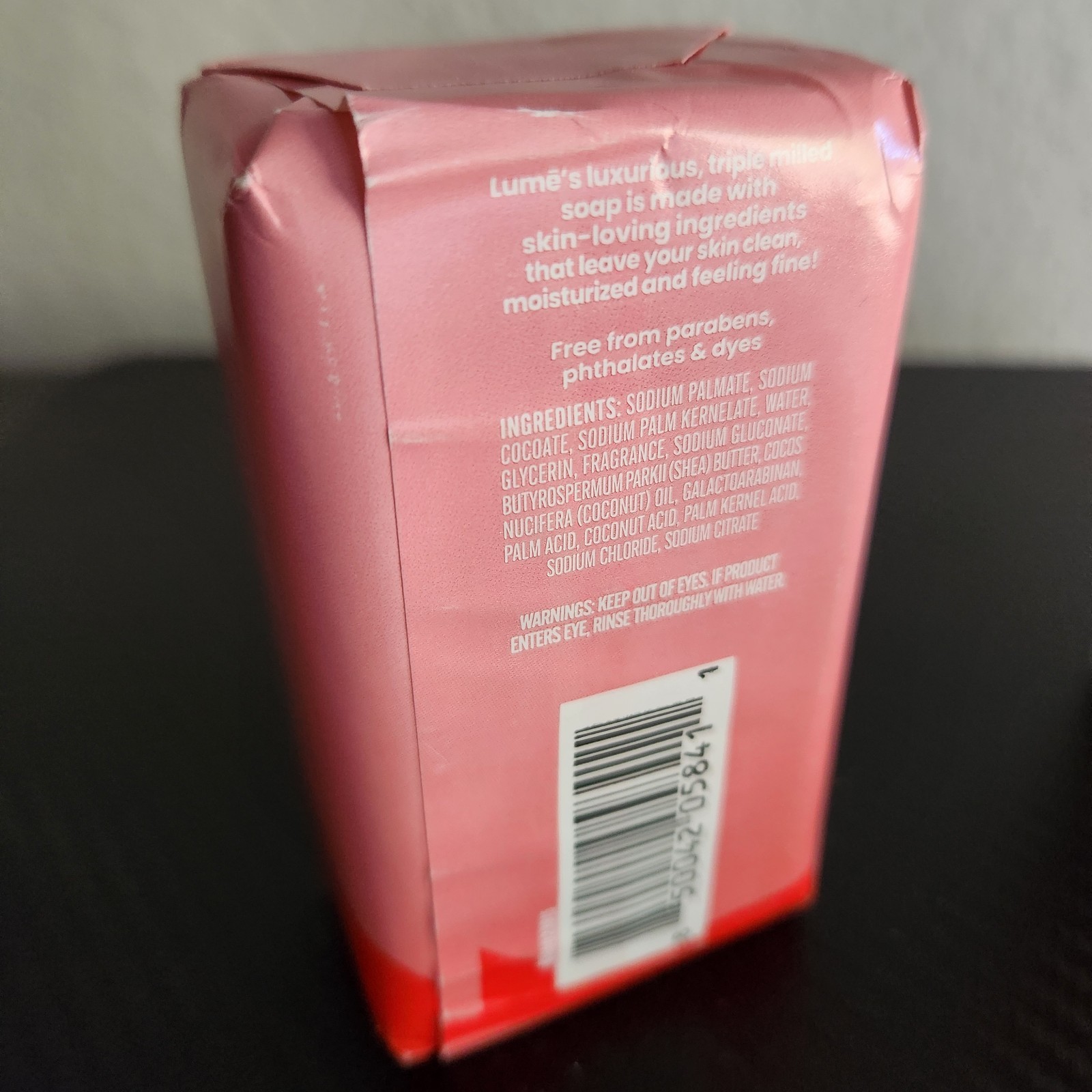 Lume Travel Size Body Wash Coconut & Full Size Triple Milled Soap Peony Rose