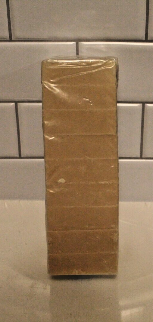 Chocolate Mint Cold Processed handmade soap loaf, 9 precut bars- FREE Shipping
