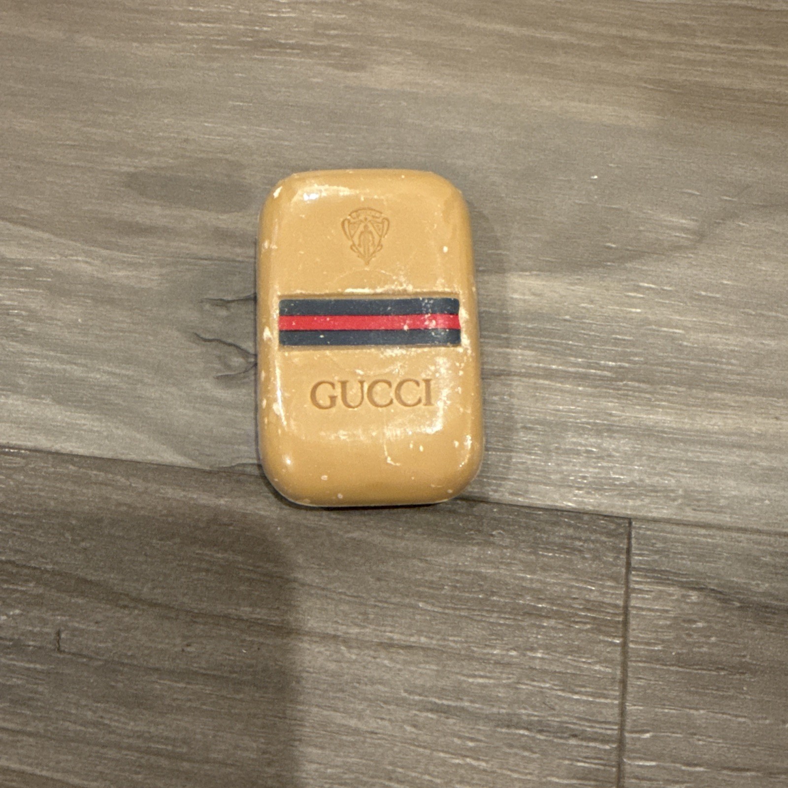 Vintage Gucci Classic Bar Soap Red Stripe 2.5 Oz Sealed