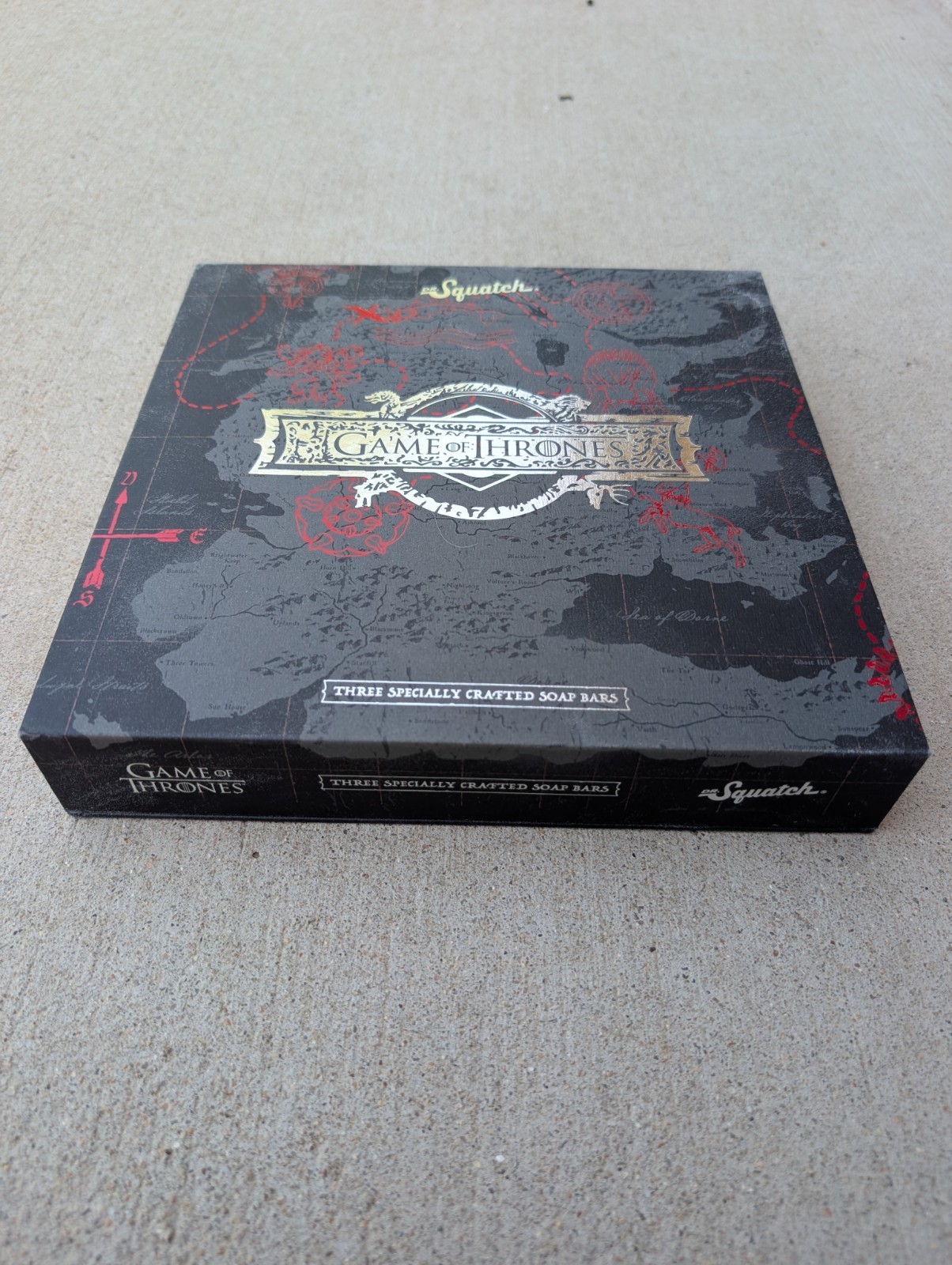 Dr. Squatch Game of Thrones Limited Edition Soap Box Set Of 3 Collection, New