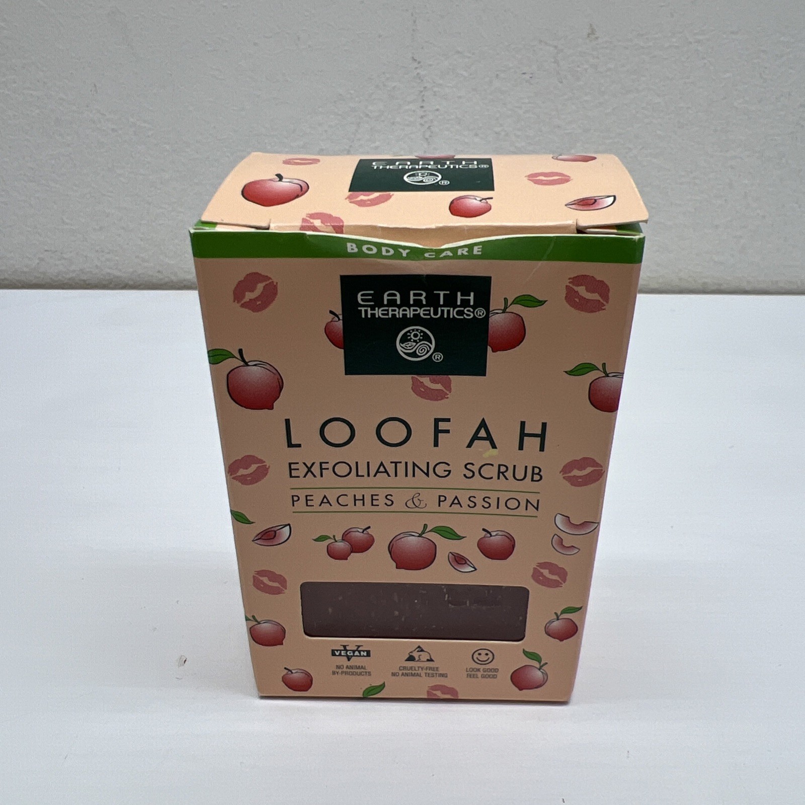 Earth Therapeutics Loofah Exfoliating Soap Peaches & Passion Vegan Cruelty Free