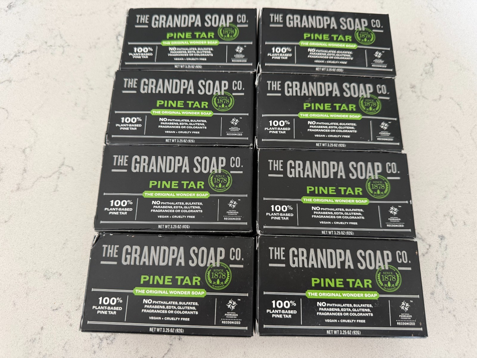 The Grandpa Soap Company Pine Tar Bar Soap for Men- Made With Pine Tar Oil, 3 in
