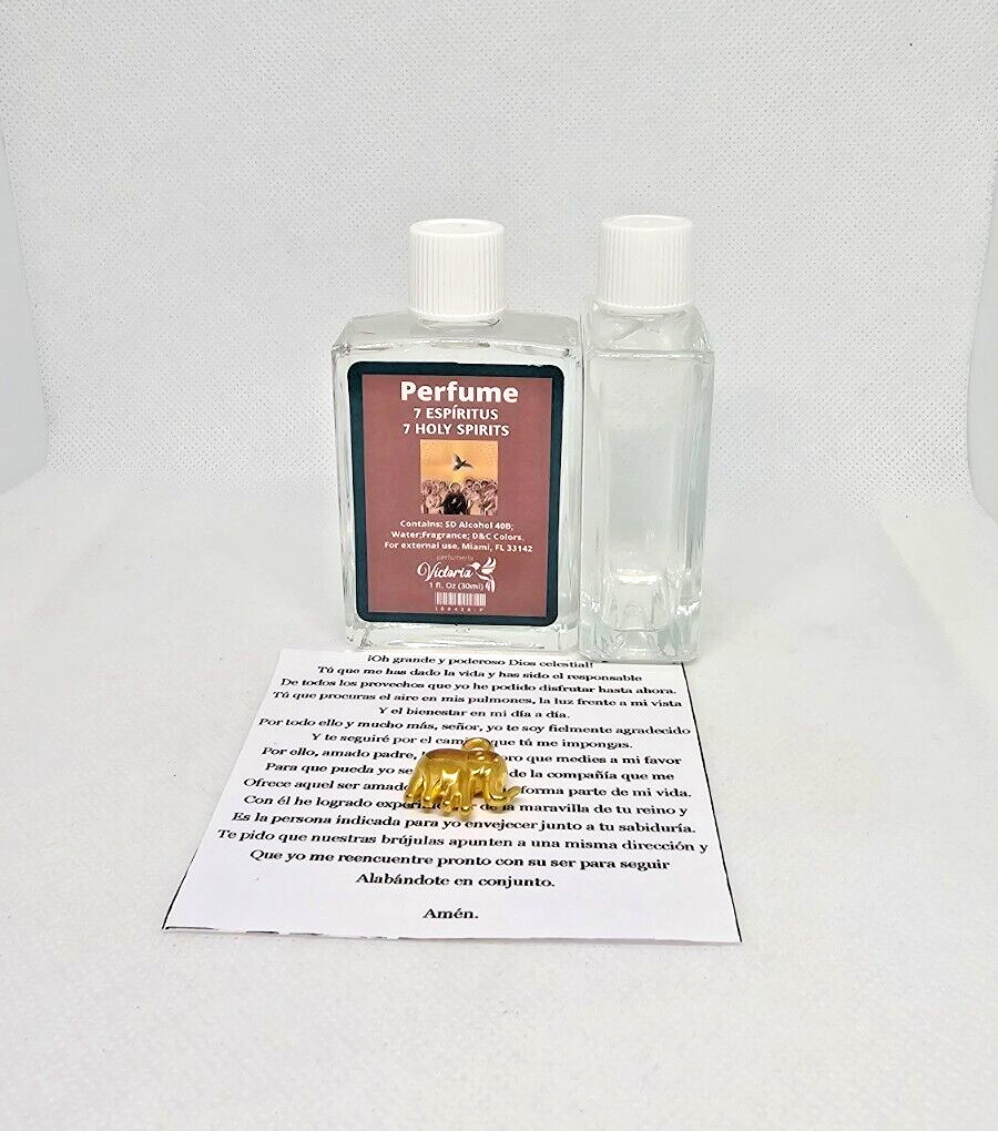7 ESPIRITUS PERFUME CON FEROMONAS / 7 SPIRITS ATRAE FORTUNA SUERTE EXITO 1PC