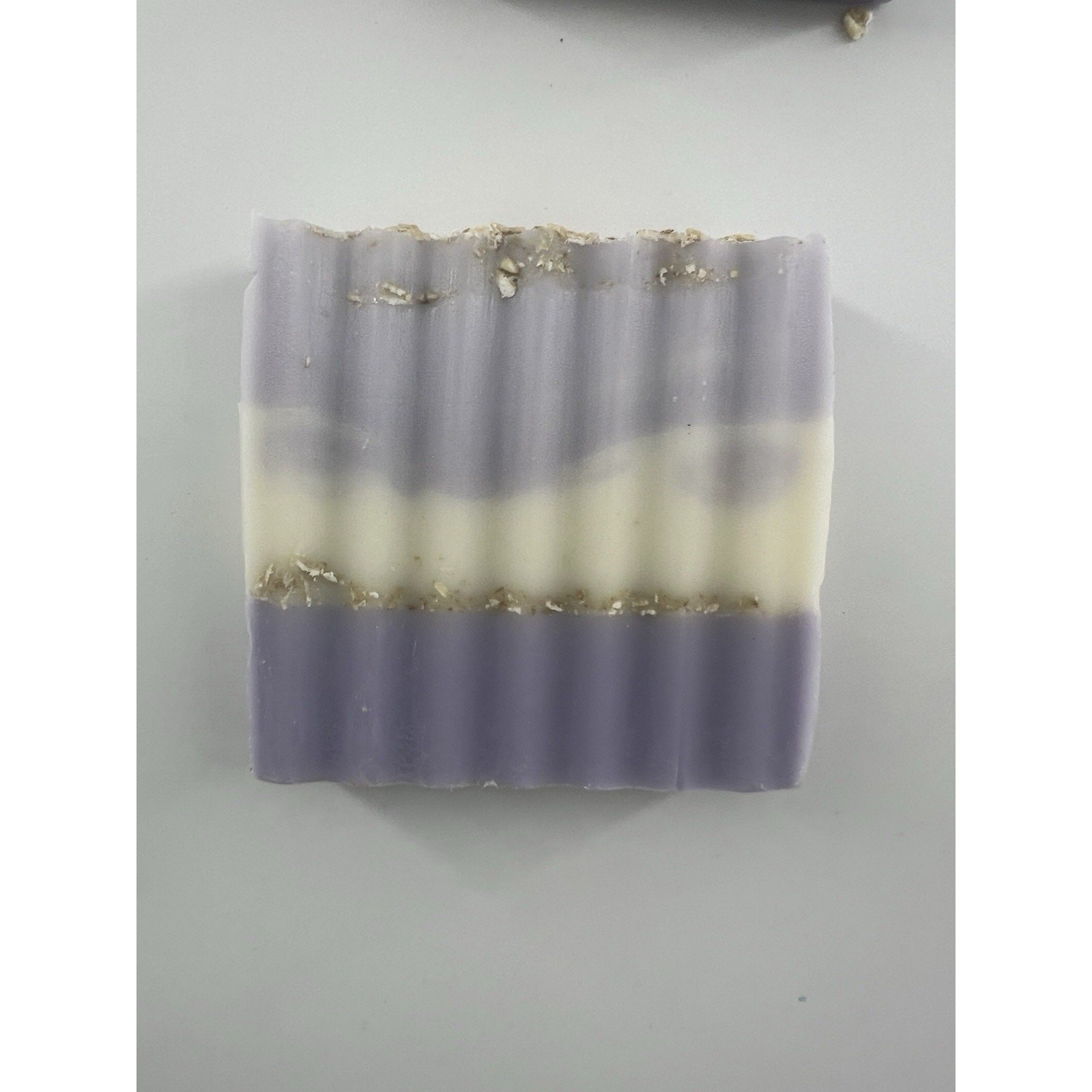 3x Goat Milk and Oatmeal Soap Bar Lavendar Vanilla Purple 3oz Face Body New