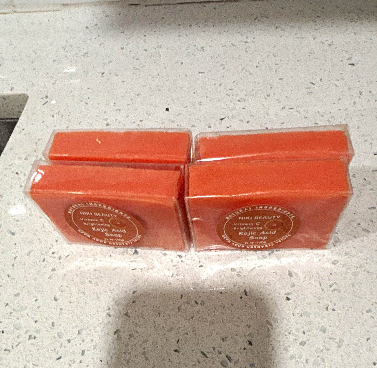 MIKI BEAUTY Vitamin C Kojic Acid Soap Orange Scent 2-Pack 100g W-1009