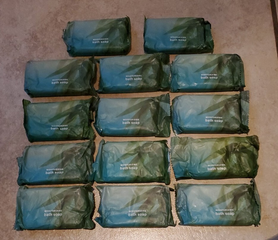 Sysco Moisturizing Bath Soap Bars (SET OF 14) Travel Size 1.5 oz Each Bar
