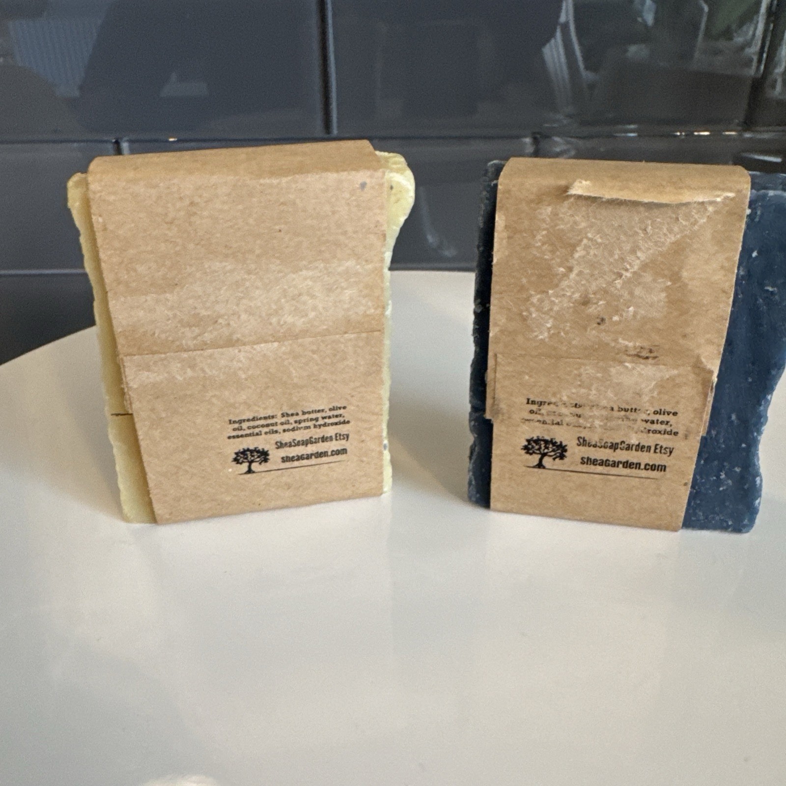 🧼 Handmade SheaGarden Soap Set – Bohemian Musk & Midnight Musk – 3.5 oz Each