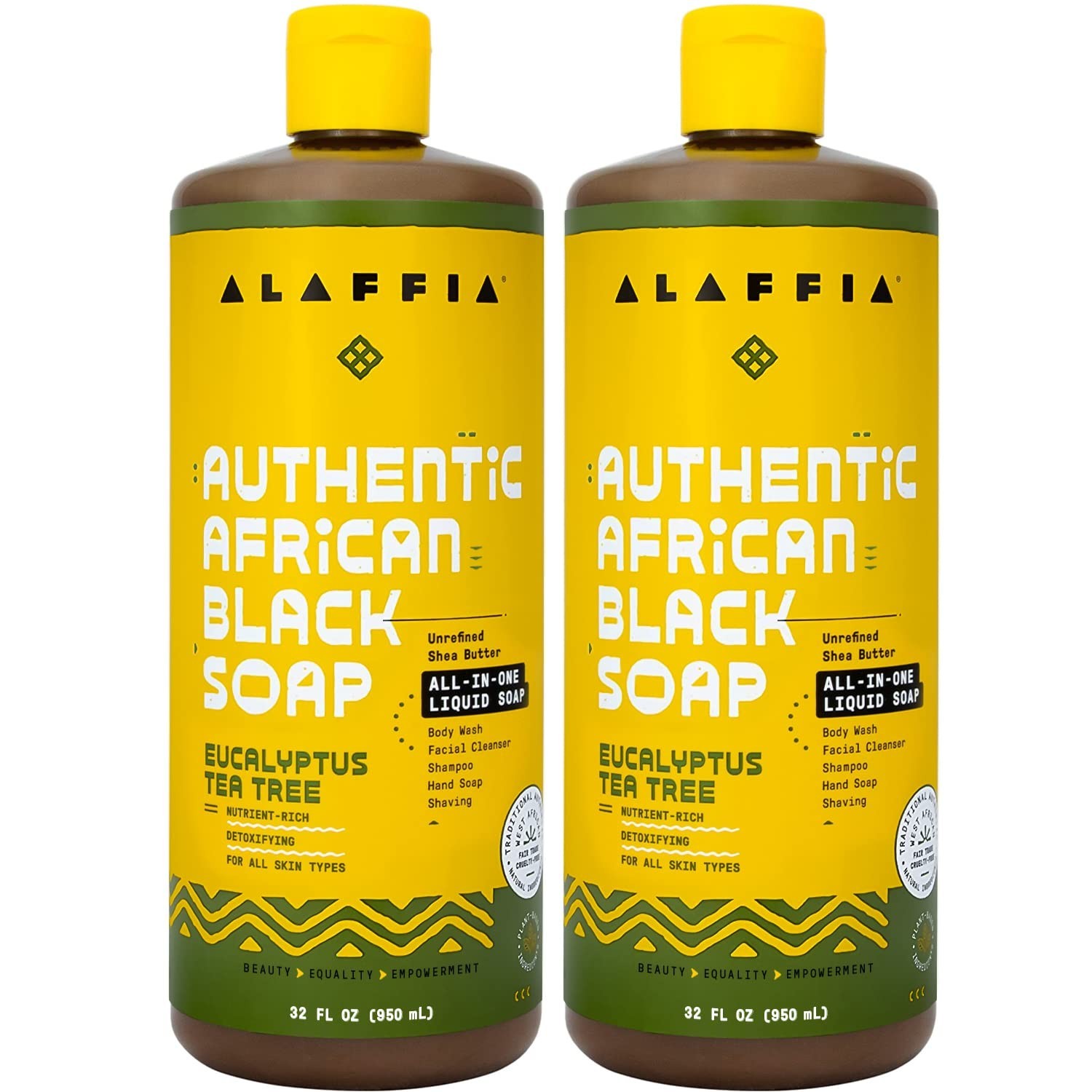 All-in-One African Black Soap, Eucalyptus Tea Tree