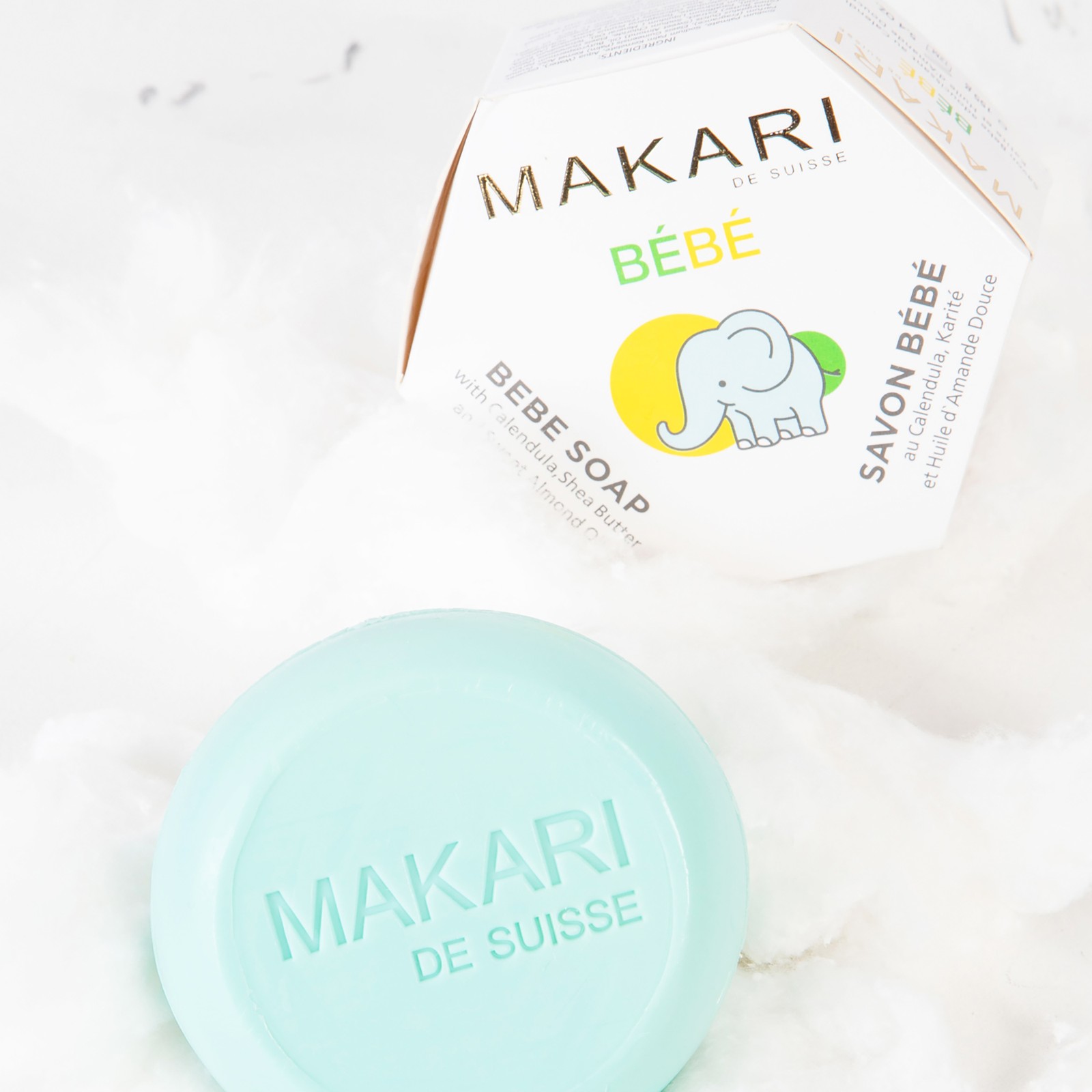 2 Pack Bebe Soap – Calendula by Makari for Women – 5.4 oz Soap