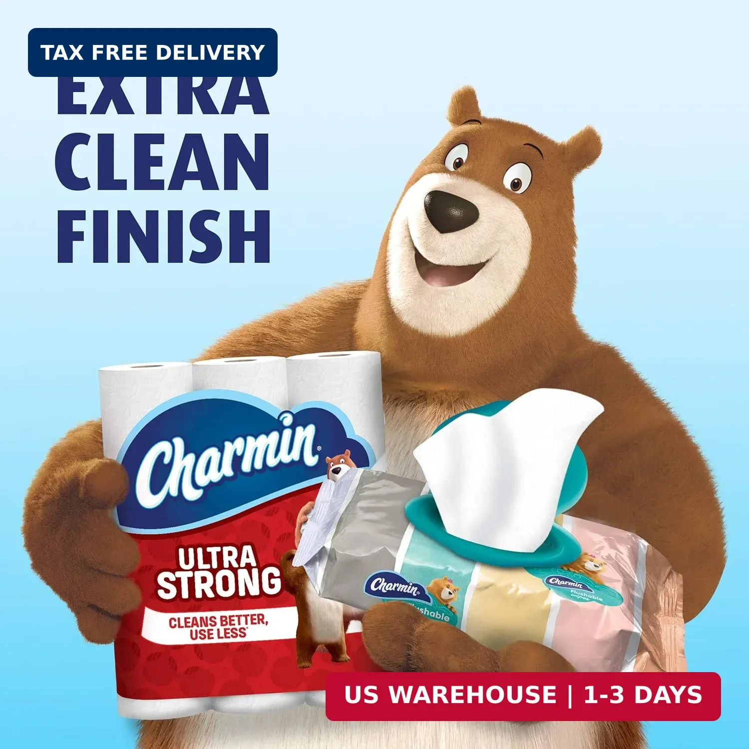 Charmin Flushable Wipes, 40 count per pack