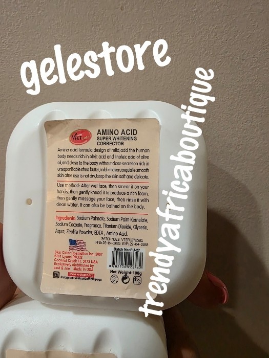 X 1 Soap Veetgold Amino Acid Whitening Corrector Face Soap. Acne & Sunburn X 1