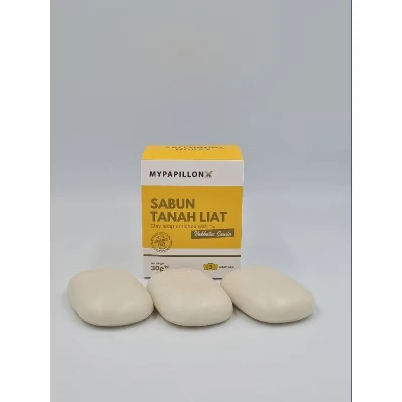 3pcs Original Clay Soap for Sertu Samak Cleansing – Purify Body & Remove Dog Sal