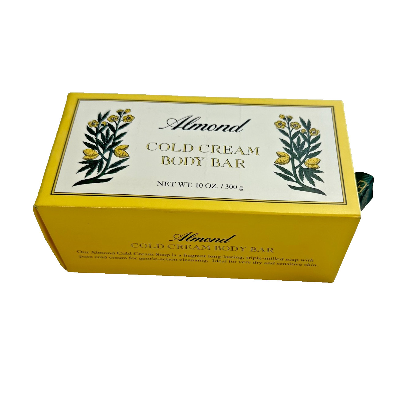 Caswell Massey Almond Cold Cream Body Bar Soap 10 oz 300g NEW SEALED