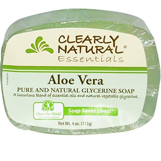 Clearly Natural Glycerine Bar Soap Aloe Vera, 4 Ounce