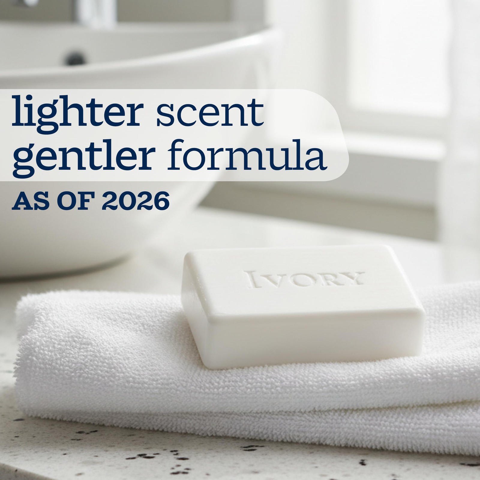 Gentle Bar Soap for All Skin Types, 99.44% Pure, PlantBased Cleanser, 12 Count