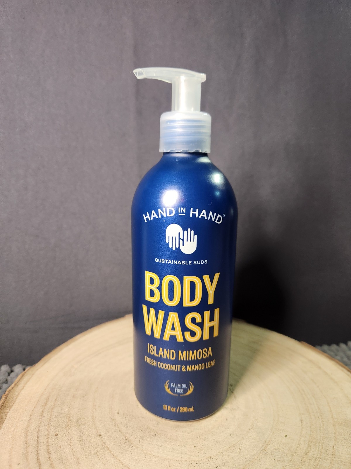 Hand In Hand Soap Body Wash Island Mimosa Fresh Coconut & Mango Leaf 10 Oz