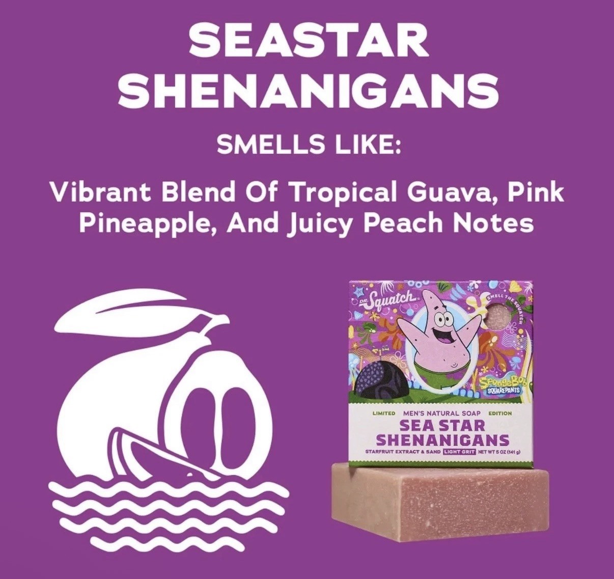 Dr. Squatch SpongeBob SquarePants- Nautical Nonsense + Sea Star Shenanigans 5oz