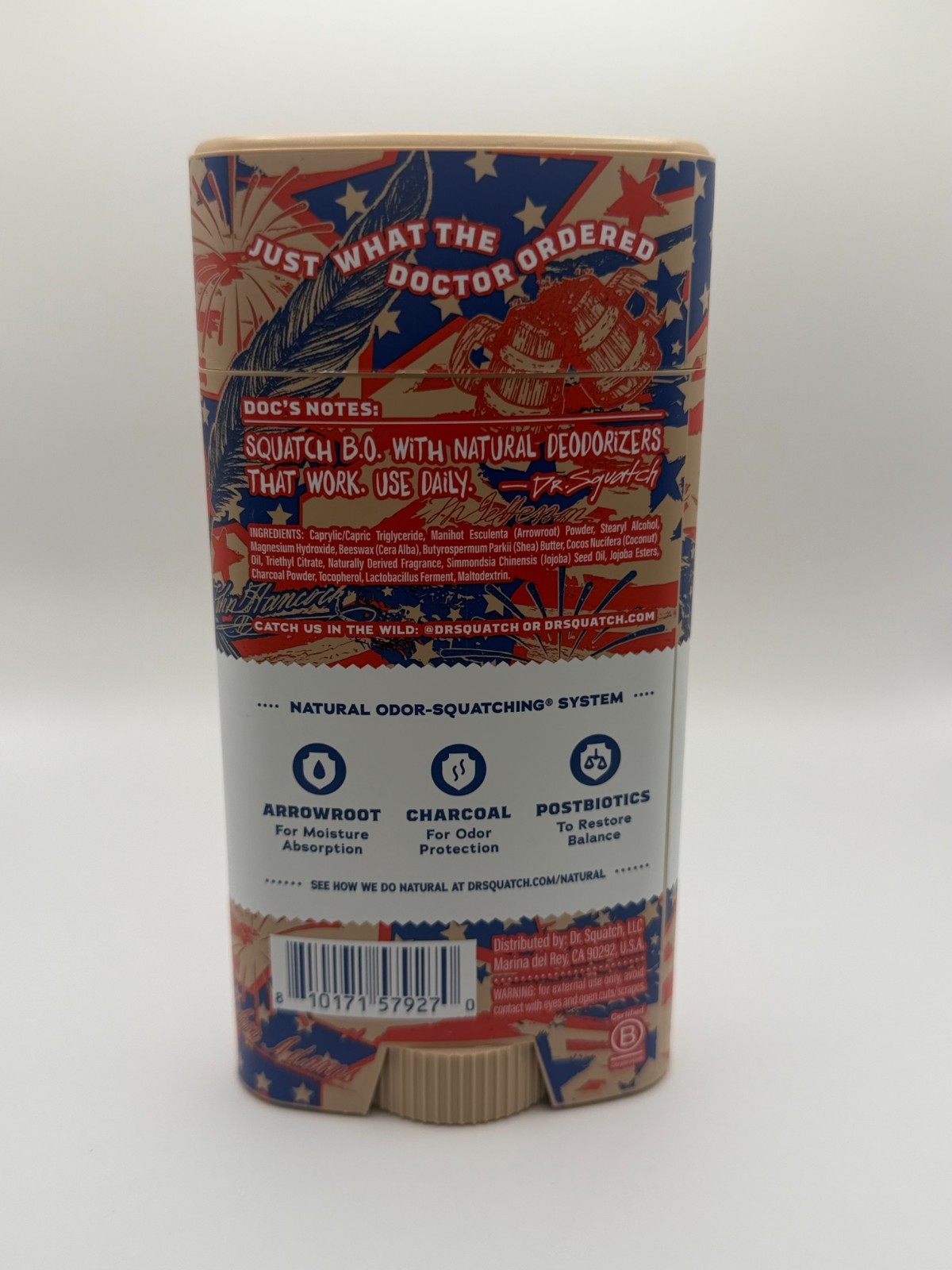 Dr Squatch 4th of July Bundle Freedom Fresh Fresh Falls Soap Body Wash Deodorant