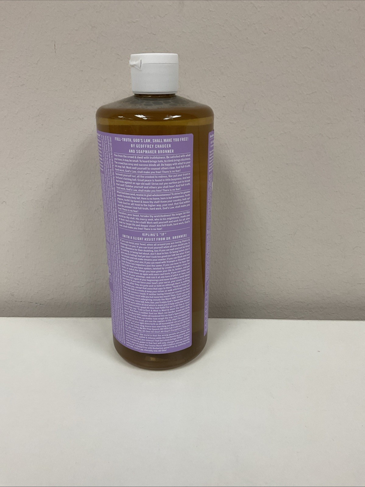 Dr. Bronner’s Magic Soaps Liquid Castile Soap Lavender 32 Oz B21-81