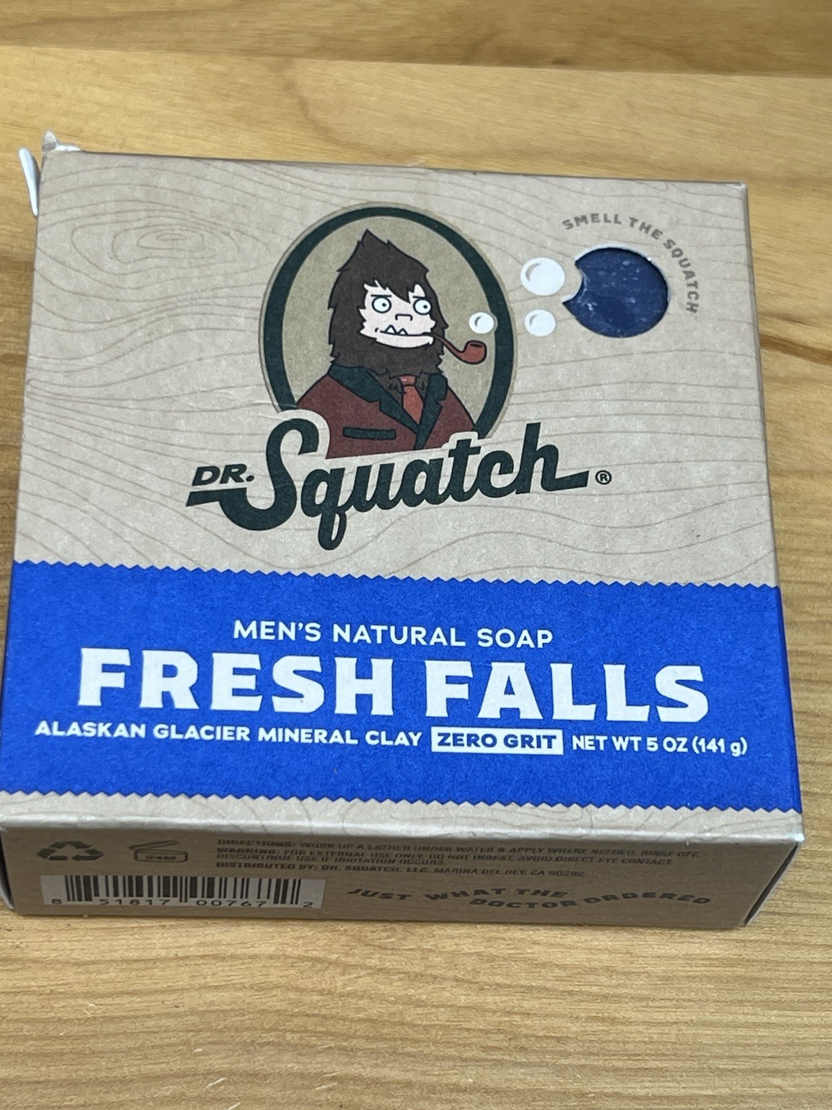 Dr Squatch Men’s Natural Soap Fresh Falls 5 oz bar