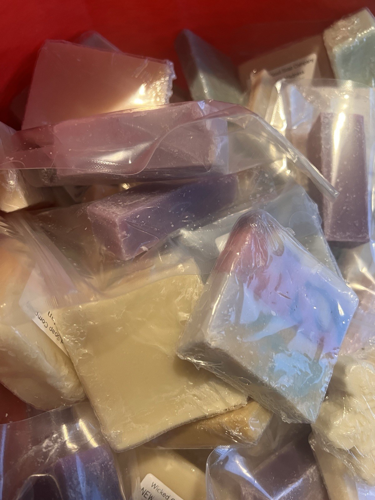 20 Pounds Assorted Sample Size Bars Of Handmade Soap