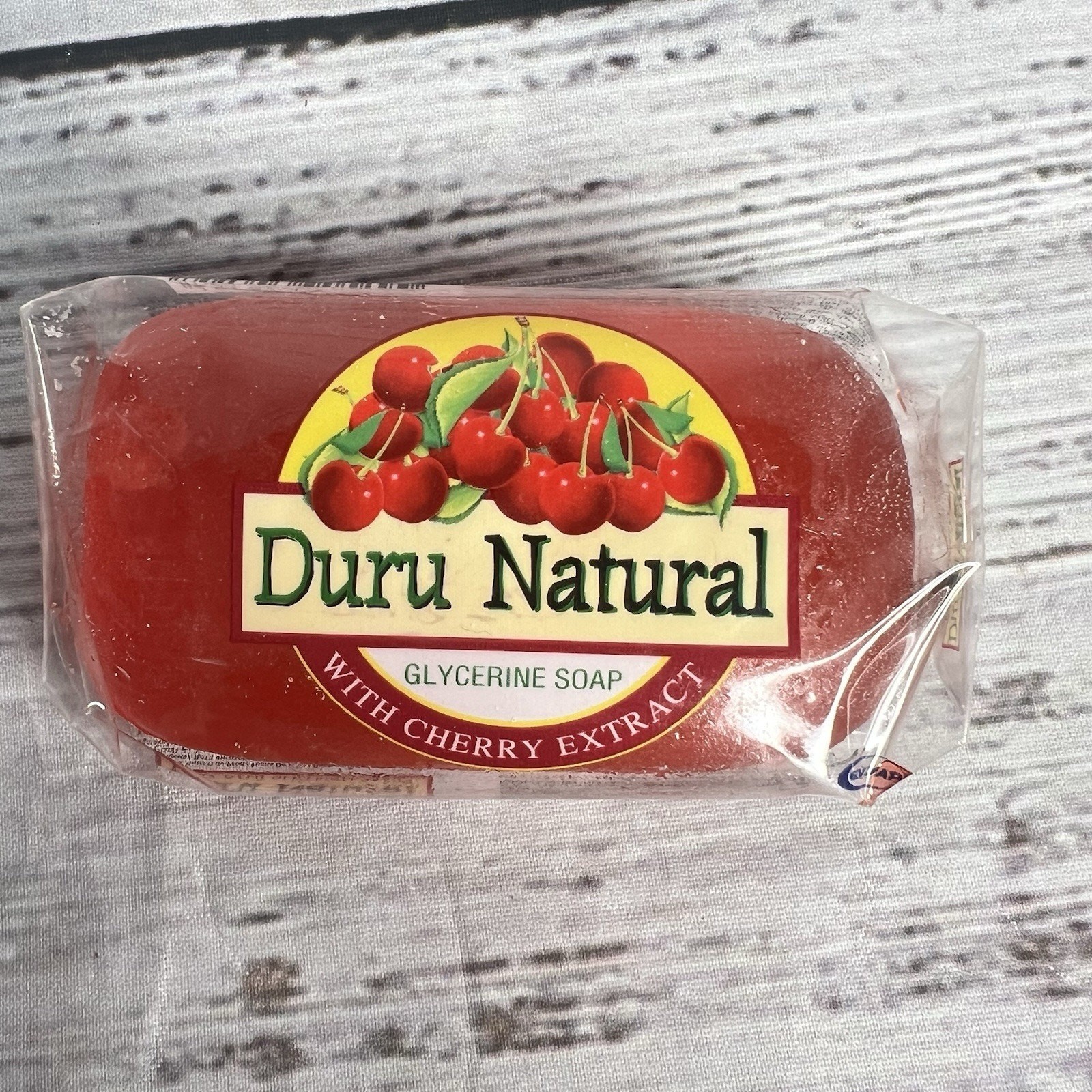 Duru Natural Glycerine Soap Cherry Extract Vintage Bar Soap 100g