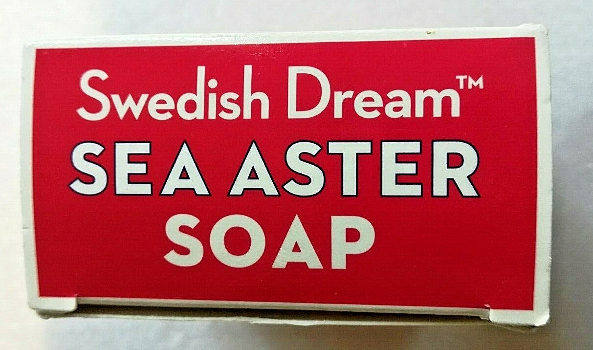 Swedish Dream Sea Aster Soap Bar 4.3 oz Vegetable Base NIB