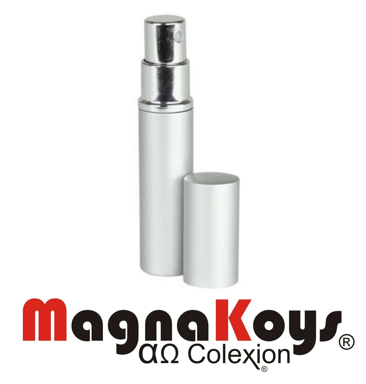 Silver Aluminum Perfume Atomizer Fine Mist Sprayer by MagnaKoys®