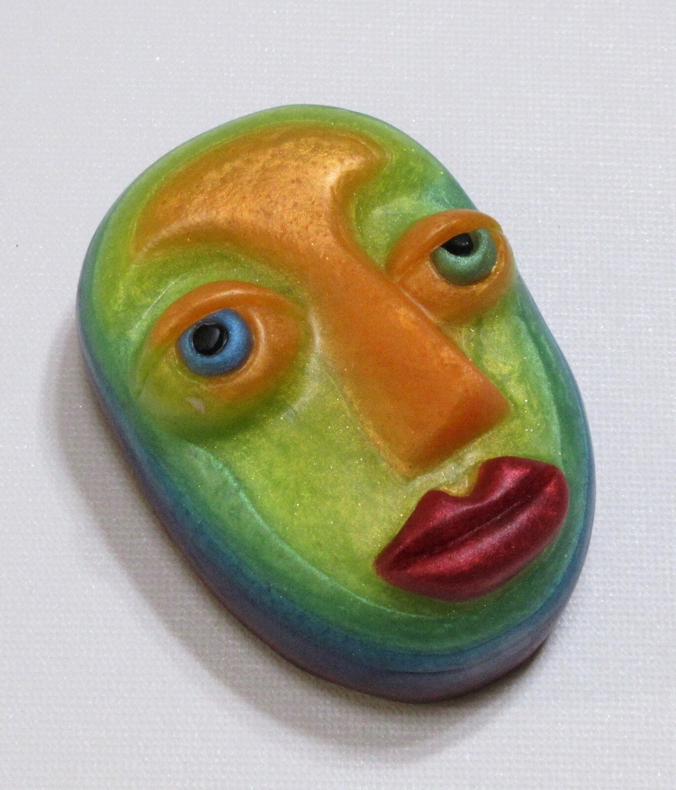 Be-YOU-tiful, our rainbow-hued FACE SOAP in coriander,sage,cedar& citrus scent