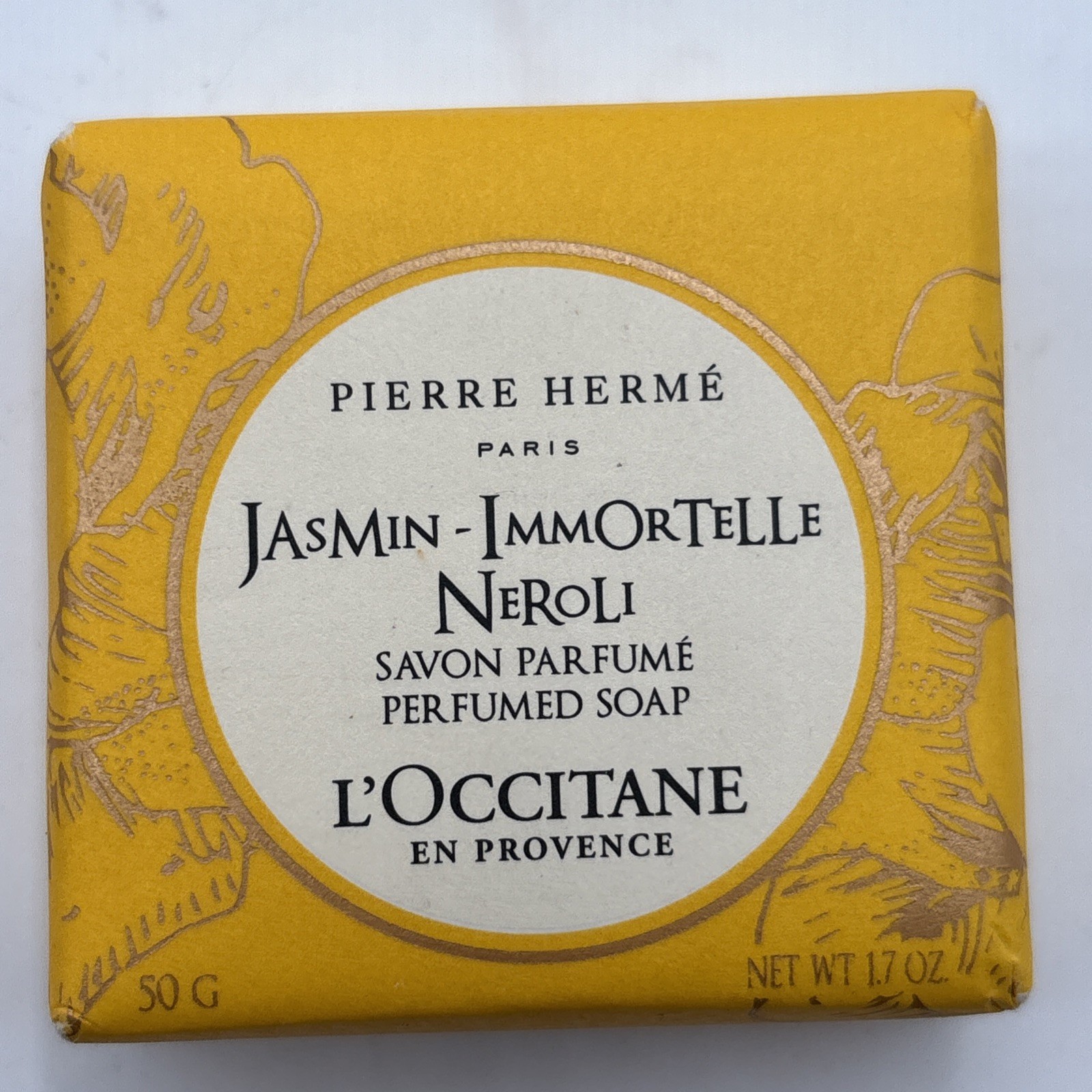L’Occitane Jasmin-Immortelle Neroli Perfumed Soap Pierre Hermé Paris 1.7oz