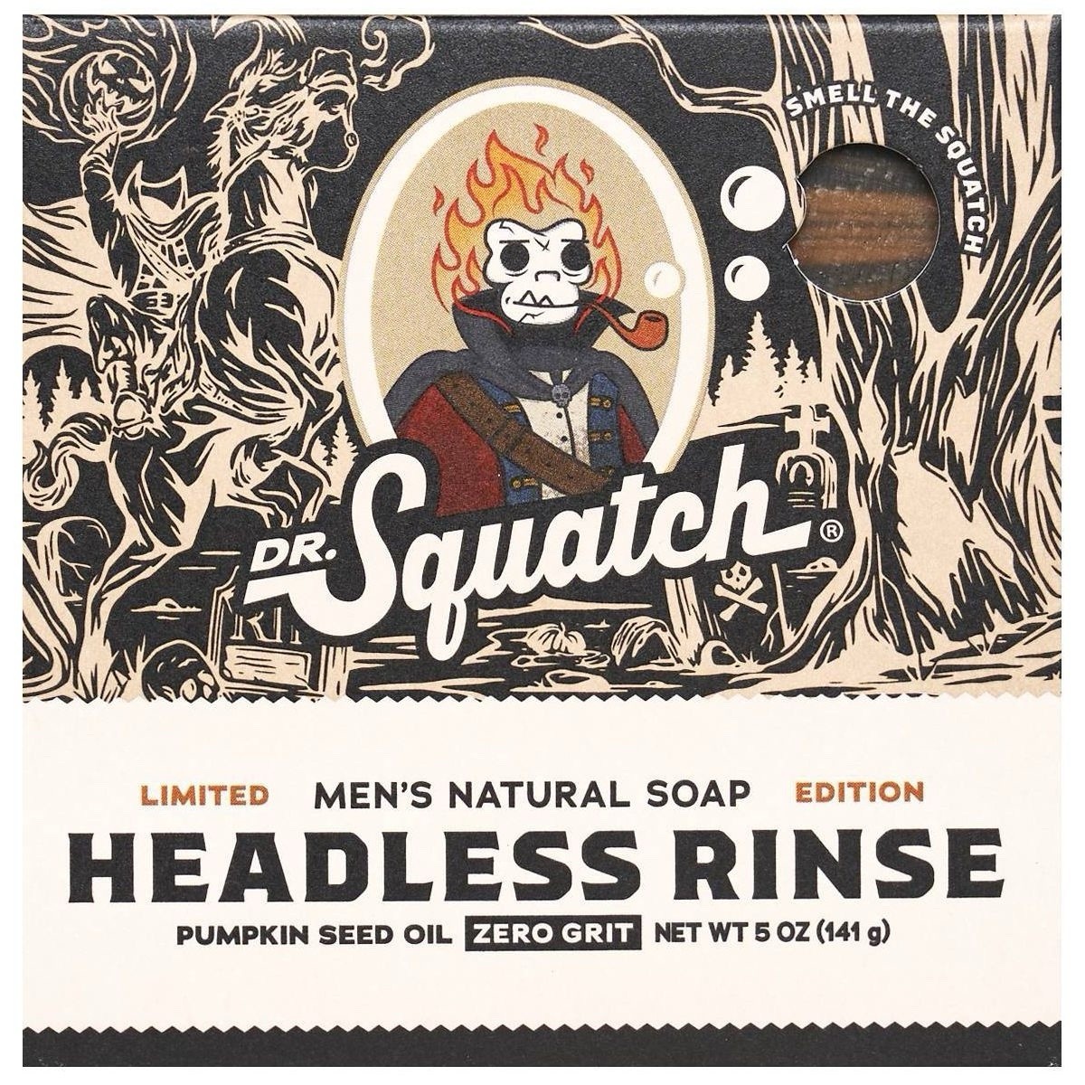 Dr. Squatch Headless Rinse Natural Body Soap, 5oz, NEW, BRAND NEW, READY FOR USE